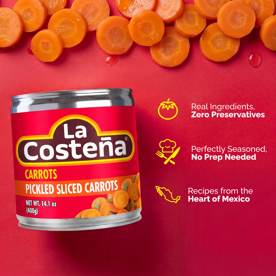 La Costeña Pickled Sliced Carrots benefits