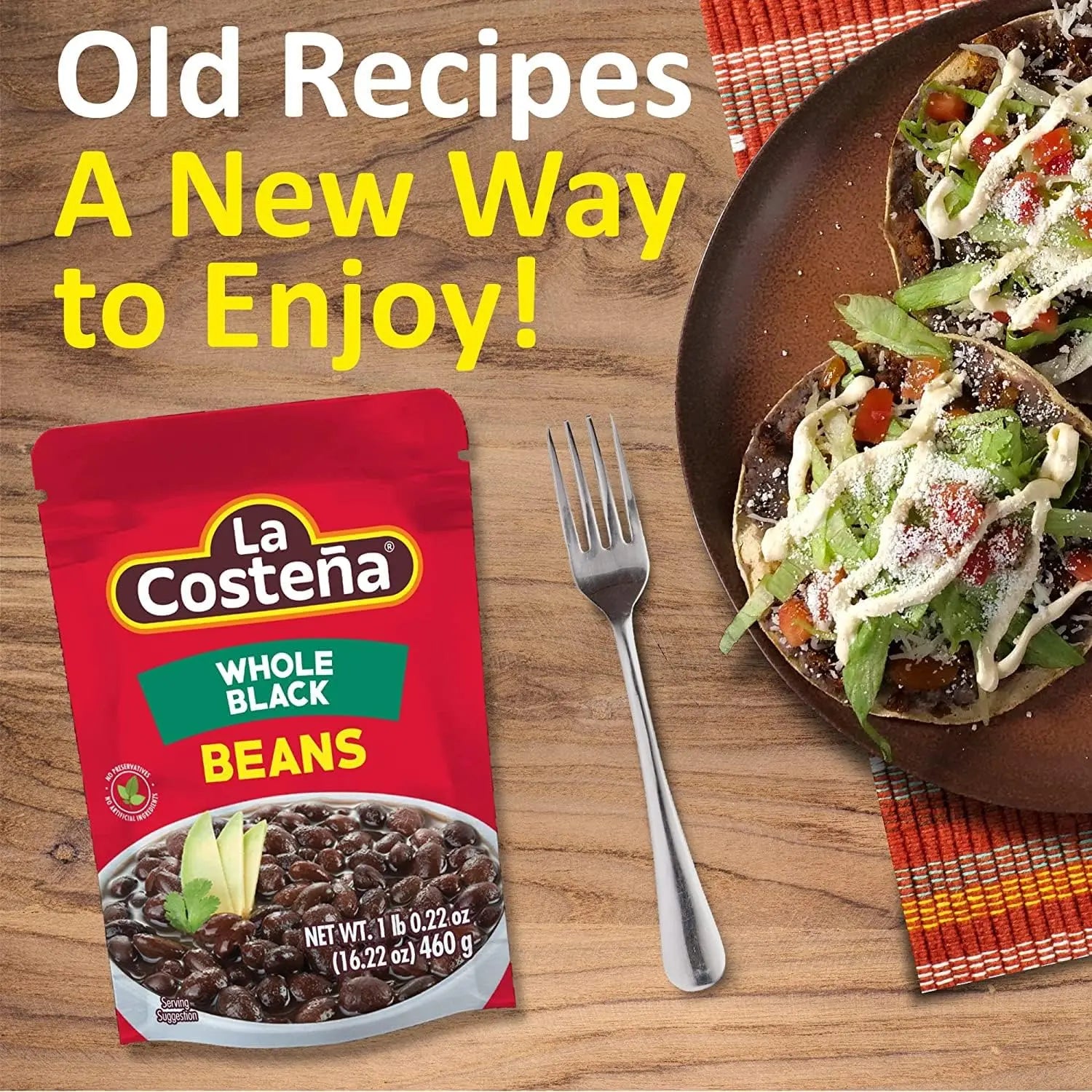 La Costeña Whole Black Beans benefit