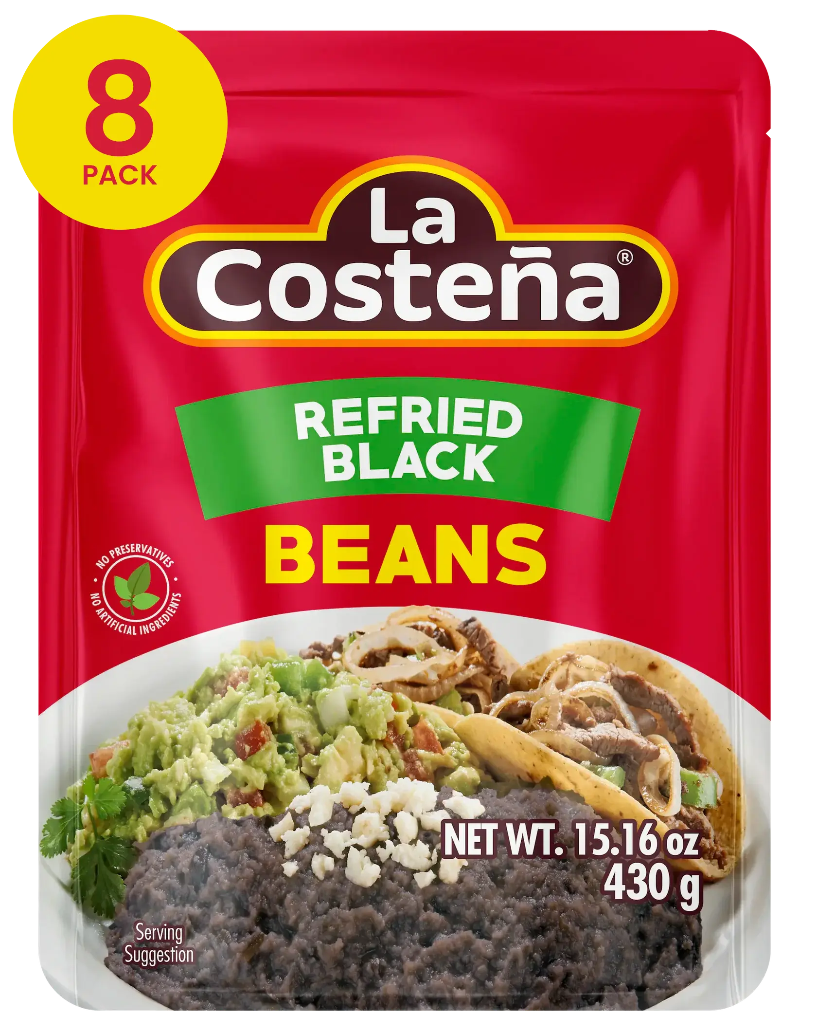 La Costeña Refried Black Beans og